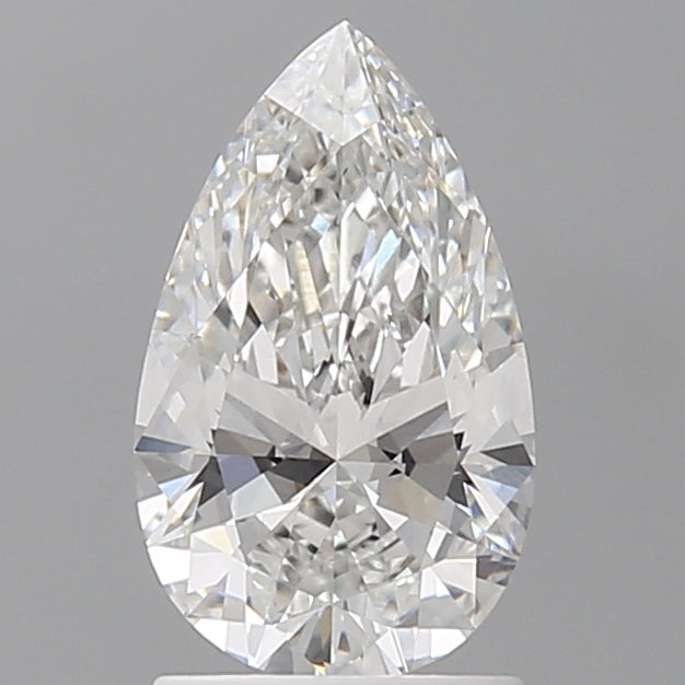1.60 Carat Pear Shaped, Ideal Cut, E Color, VS1 Clarity, IGI Certified Lab Grown Diamond
