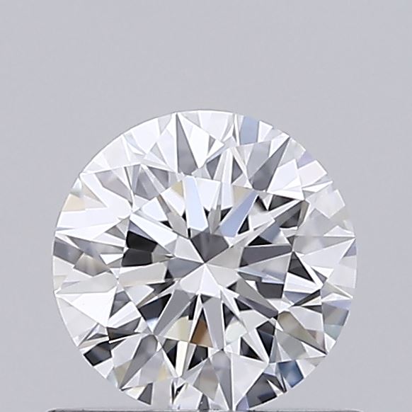 0.53 Carat Round Shaped, Ideal Cut, D Color, VVS2 Clarity, IGI Certified Lab Grown Diamond