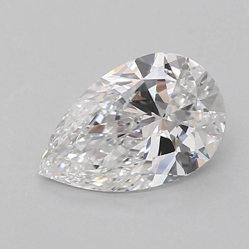 2.01 Carat Pear Shaped, Ideal Cut, D Color, VVS2 Clarity, IGI Certified Lab Grown Diamond