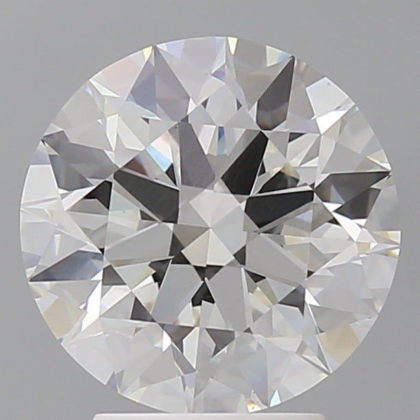 3.54 Carat Round Shaped, Ideal Cut, F Color, VVS2 Clarity, IGI Certified Lab Grown Diamond