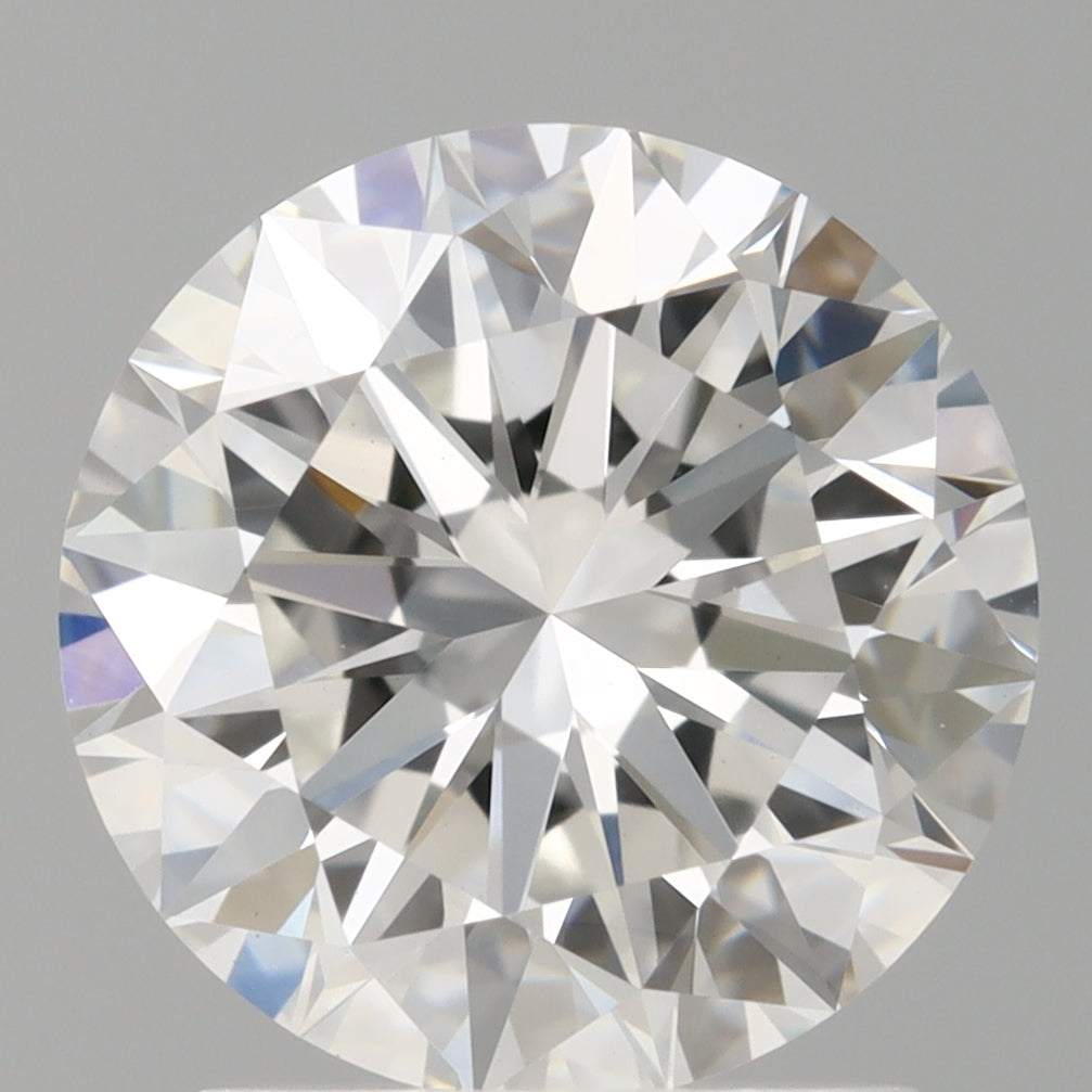 1.97 Carat Round Shaped, Excellent Cut, E Color, VVS2 Clarity, IGI Certified Lab Grown Diamond