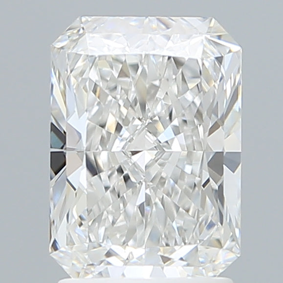 2.06 Carat Radiant Shaped, Ideal Cut, E Color, VVS1 Clarity, IGI Certified Lab Grown Diamond