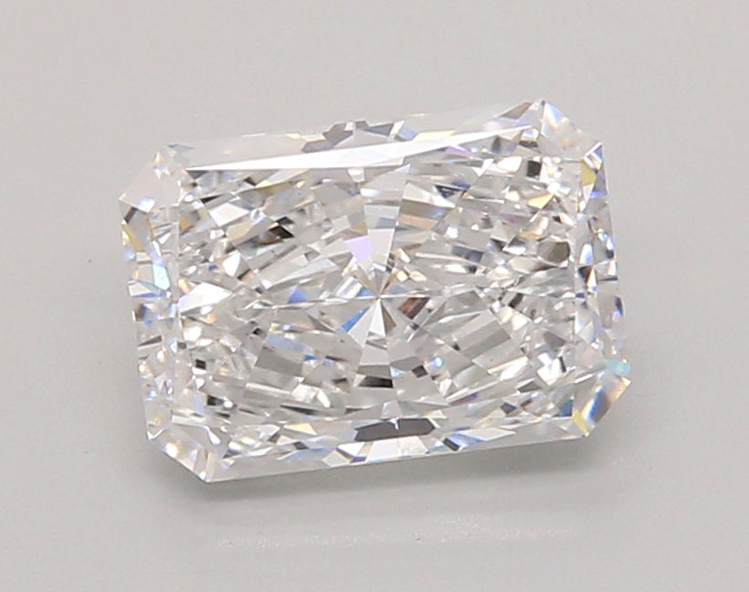 2.00 Carat Radiant Shaped, Excellent Cut, D Color, VS1 Clarity, IGI Certified Lab Grown Diamond