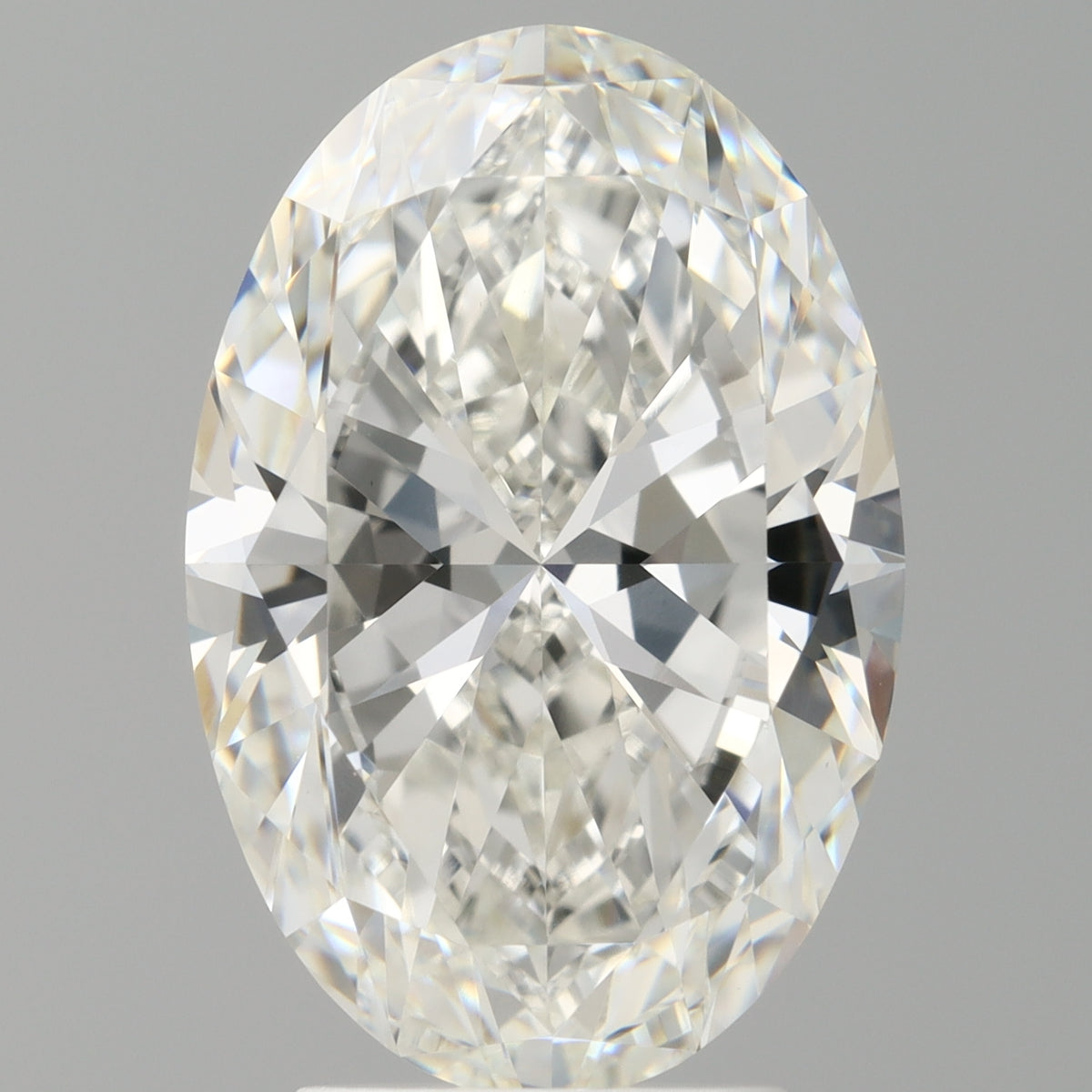 4.00 Carat Oval Shaped, Ideal Cut, F Color, VVS2 Clarity, IGI Certified Lab Grown Diamond