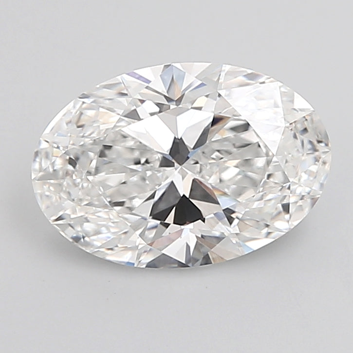 3.75 Carat Oval Shaped, Ideal Cut, E Color, VVS2 Clarity, IGI Certified Lab Grown Diamond