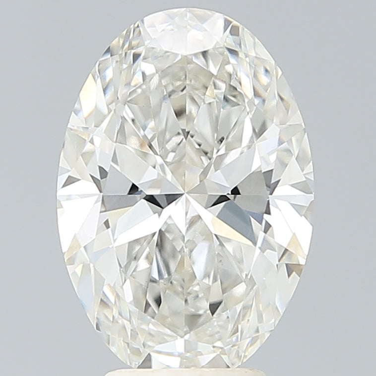 4.37 Carat Oval Shaped, Excellent Cut, G Color, VVS2 Clarity, IGI Certified Lab Grown Diamond