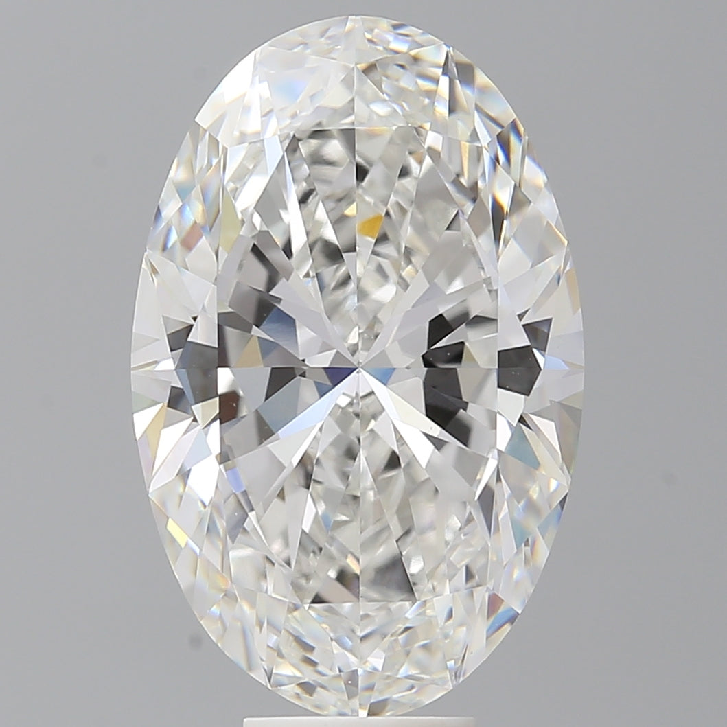 9.59 Carat Oval Shaped, Ideal Cut, E Color, VVS2 Clarity, IGI Certified Lab Grown Diamond