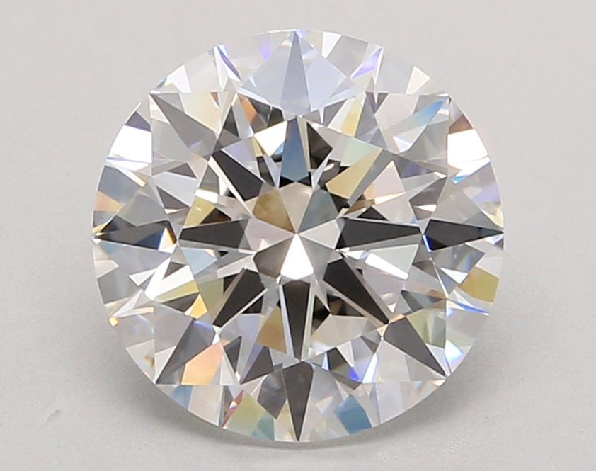 3.45 Carat Round Shaped, Ideal Cut, E Color, VVS2 Clarity, IGI Certified Lab Grown Diamond