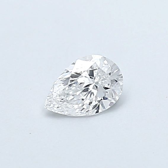 0.37 Carat Pear Shaped, Very Good Cut, D Color, VVS2 Clarity, IGI Certified Lab Grown Diamond