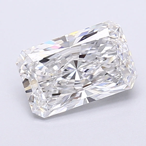 1.51 Carat Radiant Shaped, Very Good Cut, E Color, VS1 Clarity, IGI Certified Lab Grown Diamond