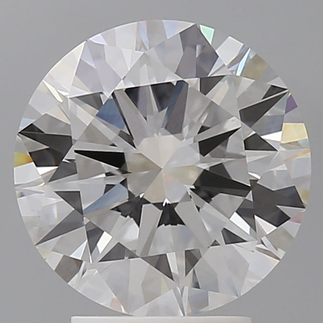 3.53 Carat Round Shaped, Excellent Cut, E Color, VVS2 Clarity, IGI Certified Lab Grown Diamond