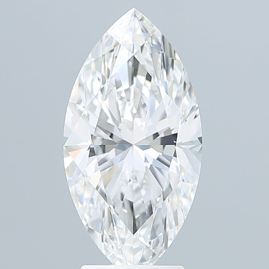 3.52 Carat Marquise Shaped, Ideal Cut, E Color, VVS2 Clarity, IGI Certified Lab Grown Diamond