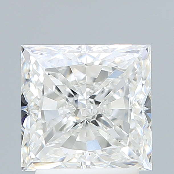 2.71 Carat Princess Shaped, Ideal Cut, E Color, VVS2 Clarity, IGI Certified Lab Grown Diamond