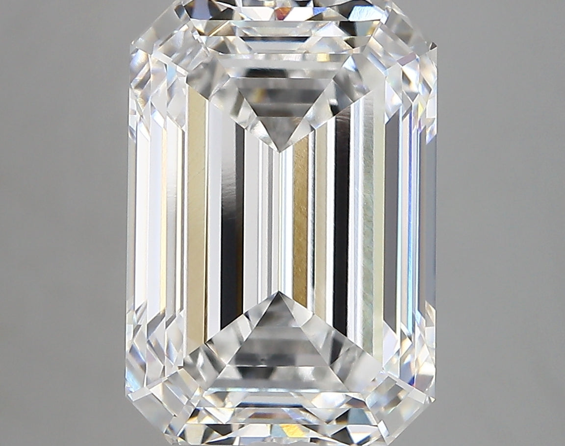 7.13 Carat Emerald Shaped, Very Good Cut, E Color, VVS1 Clarity, IGI Certified Lab Grown Diamond