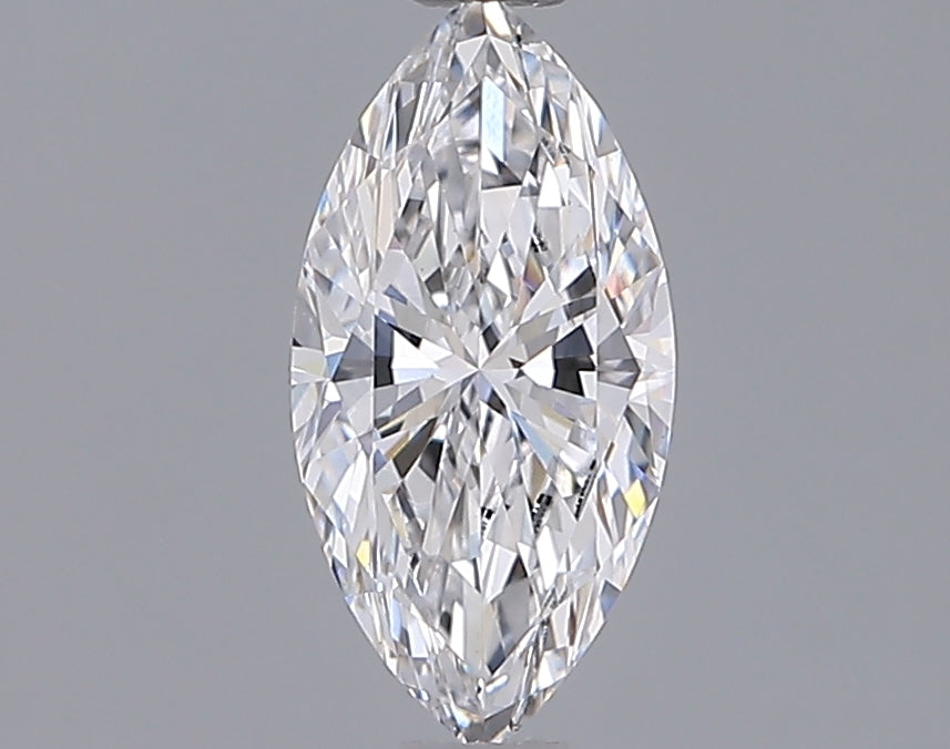 0.91 Carat Marquise Shaped, Ideal Cut, D Color, VS1 Clarity, IGI Certified Lab Grown Diamond