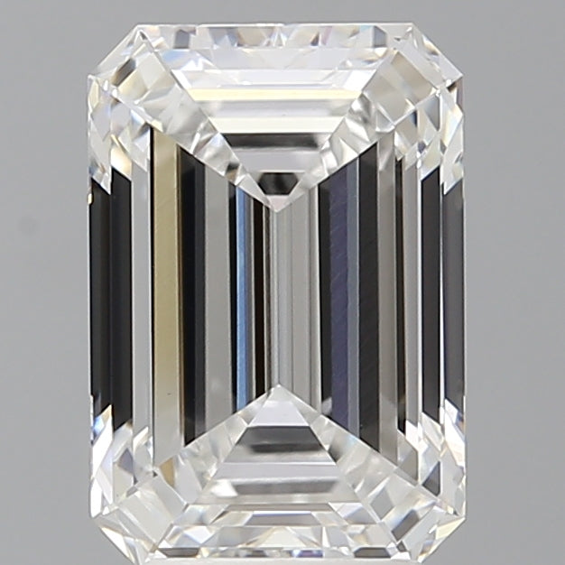 3.59 Carat Emerald Shaped, Ideal Cut, E Color, VVS2 Clarity, IGI Certified Lab Grown Diamond