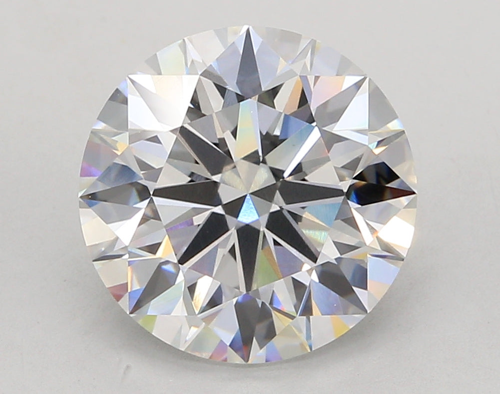 5.54 Carat Round Shaped, Ideal Cut, F Color, VVS2 Clarity, IGI Certified Lab Grown Diamond