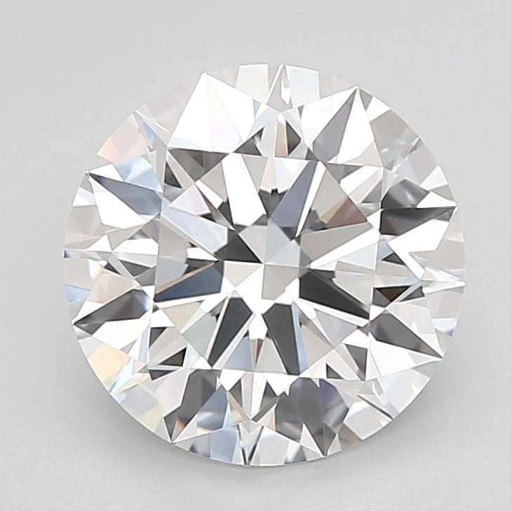 4.02 Carat Round Shaped, Ideal Cut, D Color, VVS2 Clarity, IGI Certified Lab Grown Diamond