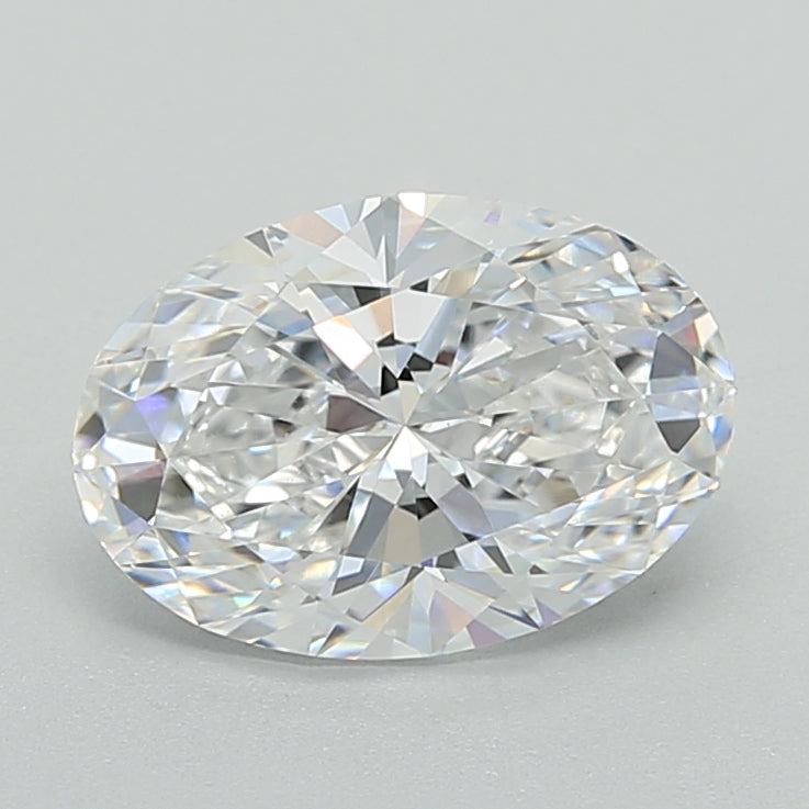 1.54 Carat Oval Shaped, Ideal Cut, E Color, VVS2 Clarity, IGI Certified Lab Grown Diamond