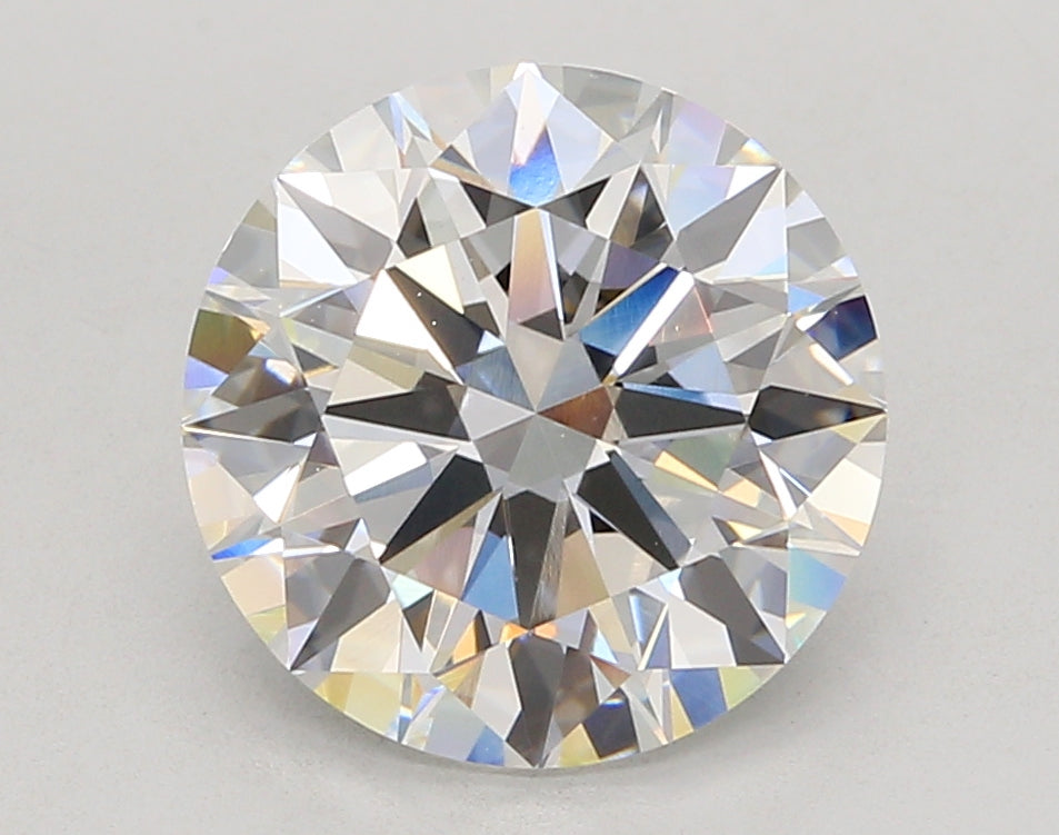 4.53 Carat Round Shaped, Ideal Cut, F Color, VS1 Clarity, IGI Certified Lab Grown Diamond