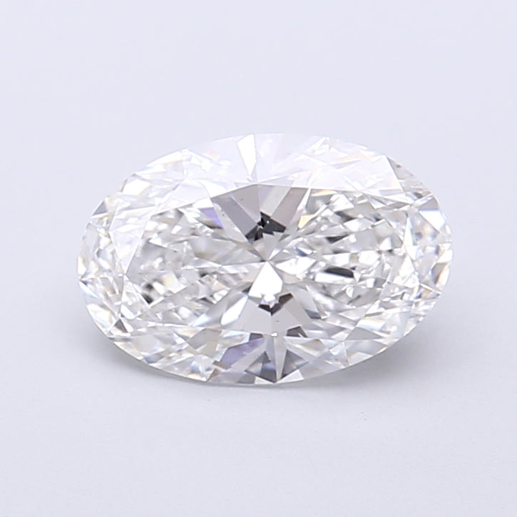 1.35 Carat Oval Shaped, Very Good Cut, D Color, VS1 Clarity, IGI Certified Lab Grown Diamond