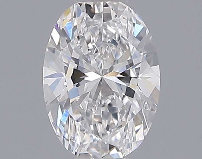 0.54 Carat Oval Shaped, Excellent Cut, D Color, VVS2 Clarity, IGI Certified Lab Grown Diamond