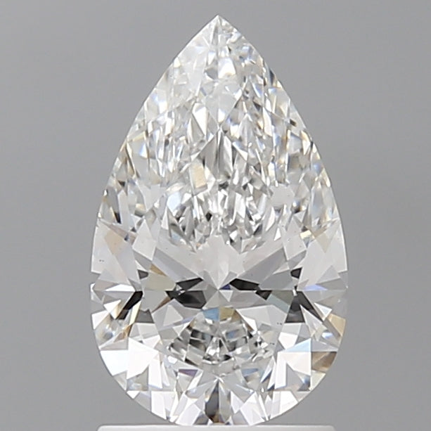 1.57 Carat Pear Shaped, Ideal Cut, E Color, VS1 Clarity, IGI Certified Lab Grown Diamond