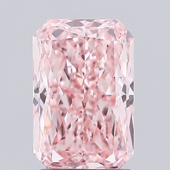 1.66 Carat Radiant Shaped, Ideal Cut, VS1 Clarity, IGI Certified Lab Grown Diamond