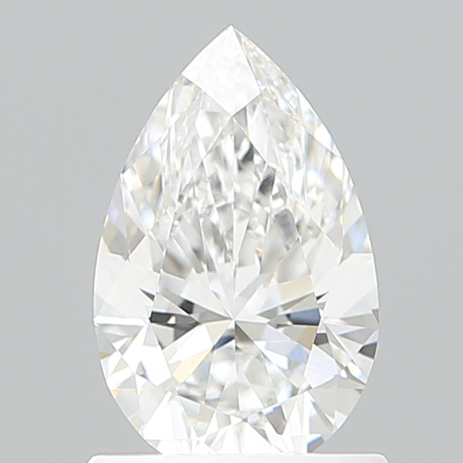 1.05 Carat Pear Shaped, Ideal Cut, E Color, VVS2 Clarity, IGI Certified Lab Grown Diamond