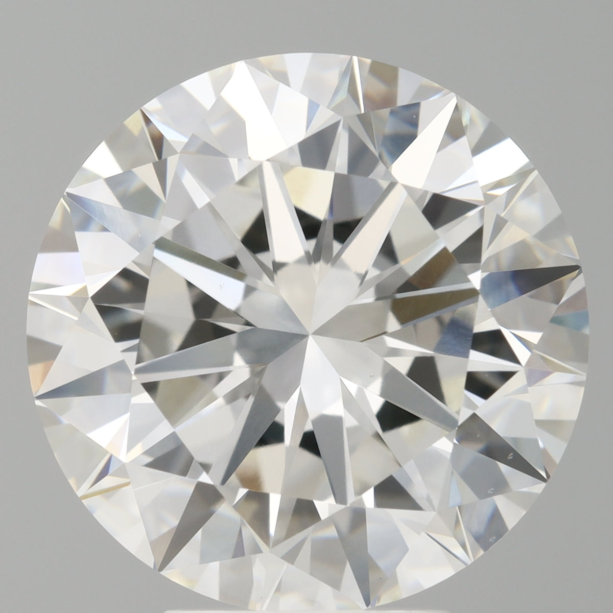 6.00 Carat Round Shaped, Excellent Cut, F Color, VS1 Clarity, IGI Certified Lab Grown Diamond