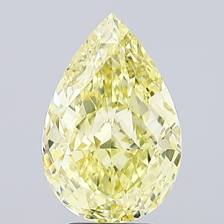 5.01 Carat Pear Shaped, Ideal Cut, VVS2 Clarity, IGI Certified Lab Grown Diamond