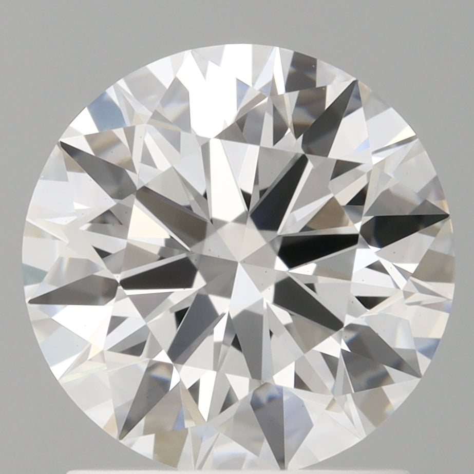 1.57 Carat Round Shaped, Ideal Cut, D Color, VS1 Clarity, IGI Certified Lab Grown Diamond