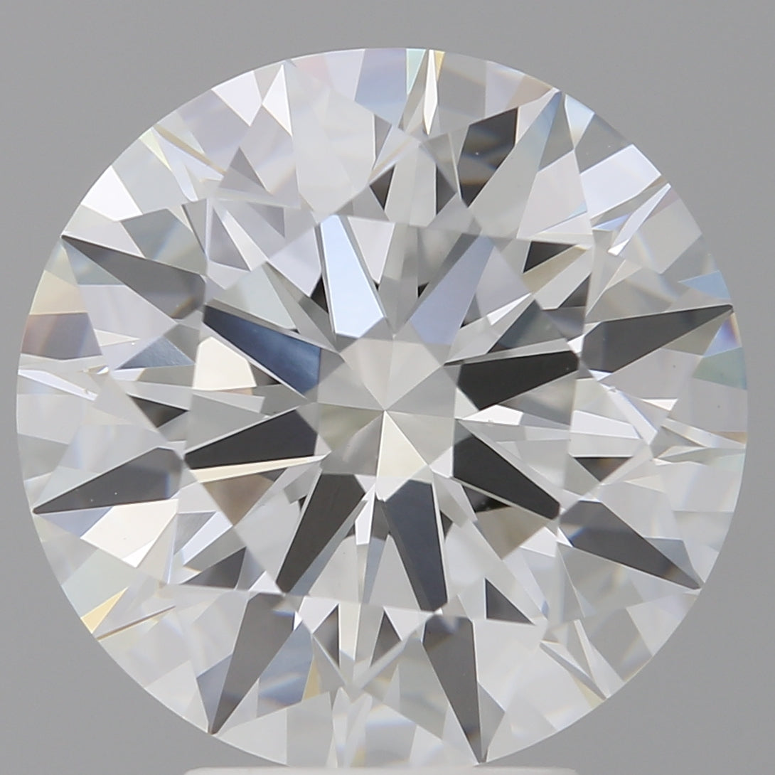 4.94 Carat Round Shaped, Ideal Cut, F Color, VS1 Clarity, IGI Certified Lab Grown Diamond