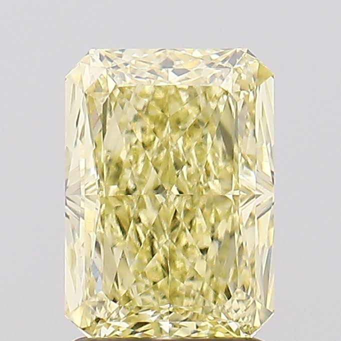 2.10 Carat Radiant Shaped, Ideal Cut, VVS2 Clarity, IGI Certified Lab Grown Diamond