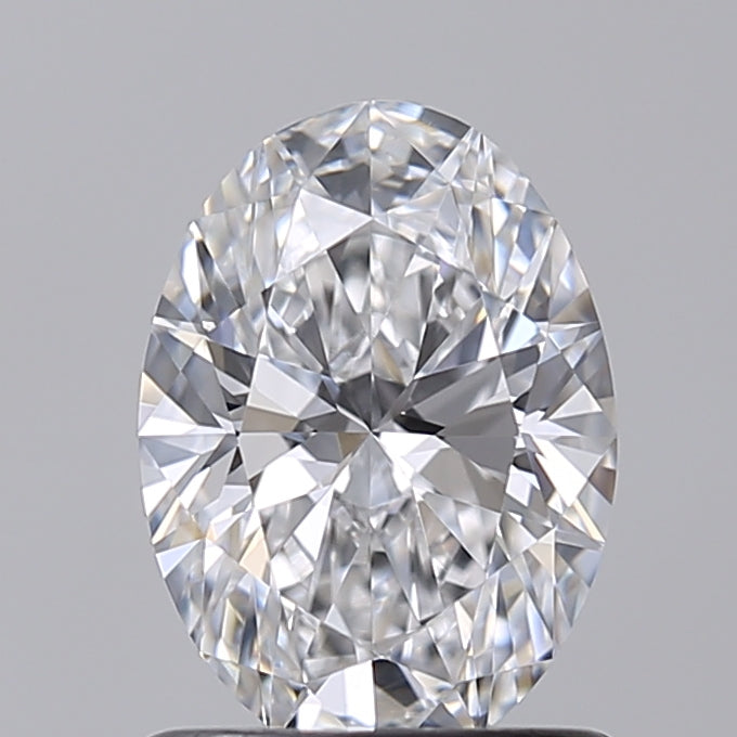 1.00 Carat Oval Shaped, Ideal Cut, D Color, VVS1 Clarity, IGI Certified Lab Grown Diamond