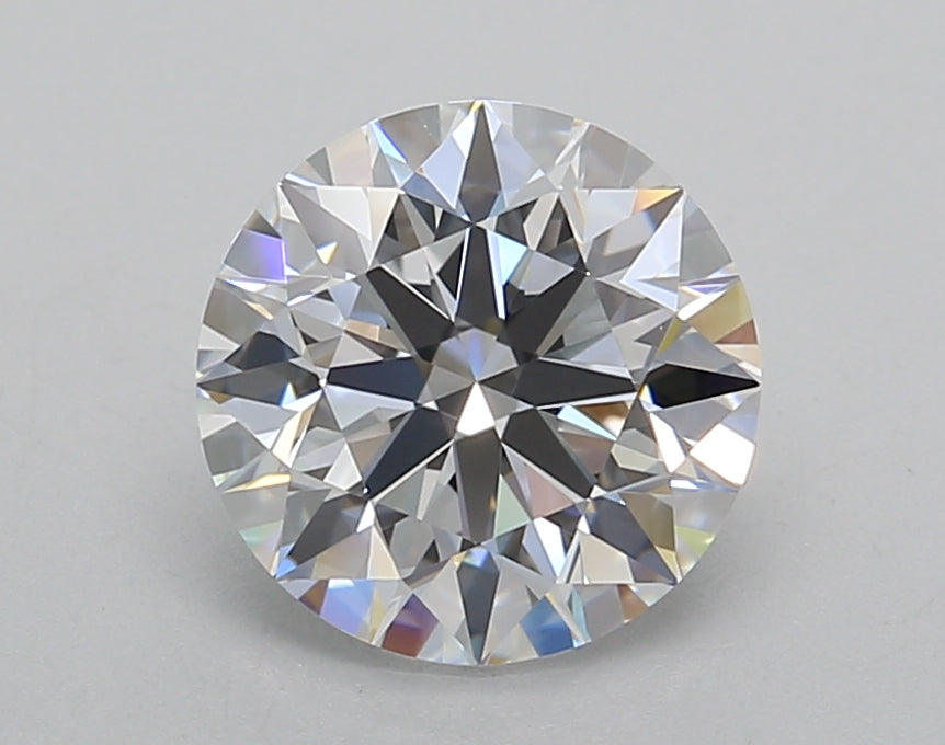 2.01 Carat Round Shaped, Ideal Cut, D Color, IF Clarity, IGI Certified Lab Grown Diamond