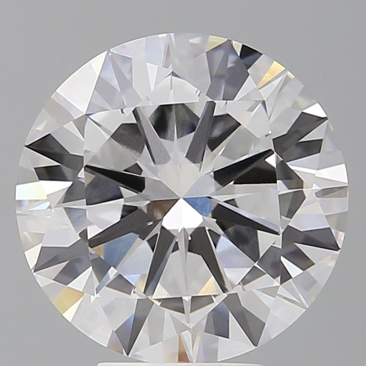 6.05 Carat Round Shaped, Excellent Cut, E Color, VVS2 Clarity, IGI Certified Lab Grown Diamond
