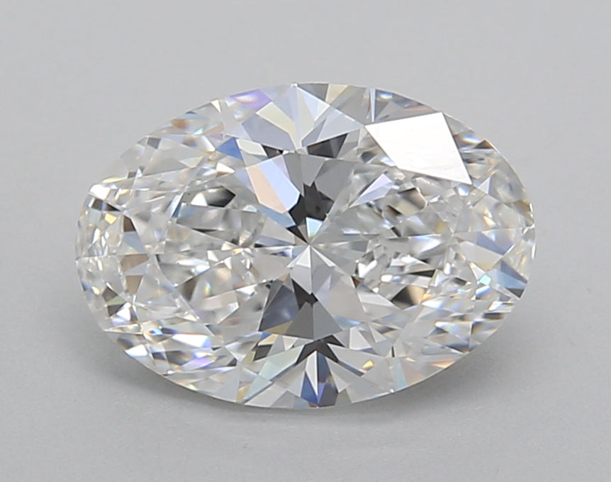 2.02 Carat Oval Shaped, Excellent Cut, D Color, VVS2 Clarity, IGI Certified Lab Grown Diamond