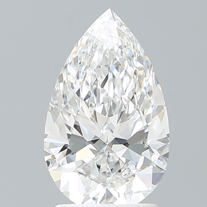 2.14 Carat Pear Shaped, Ideal Cut, E Color, VVS2 Clarity, IGI Certified Lab Grown Diamond