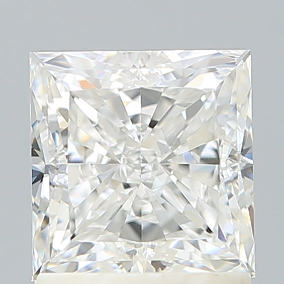 1.68 Carat Princess Shaped, Ideal Cut, E Color, VVS2 Clarity, IGI Certified Lab Grown Diamond