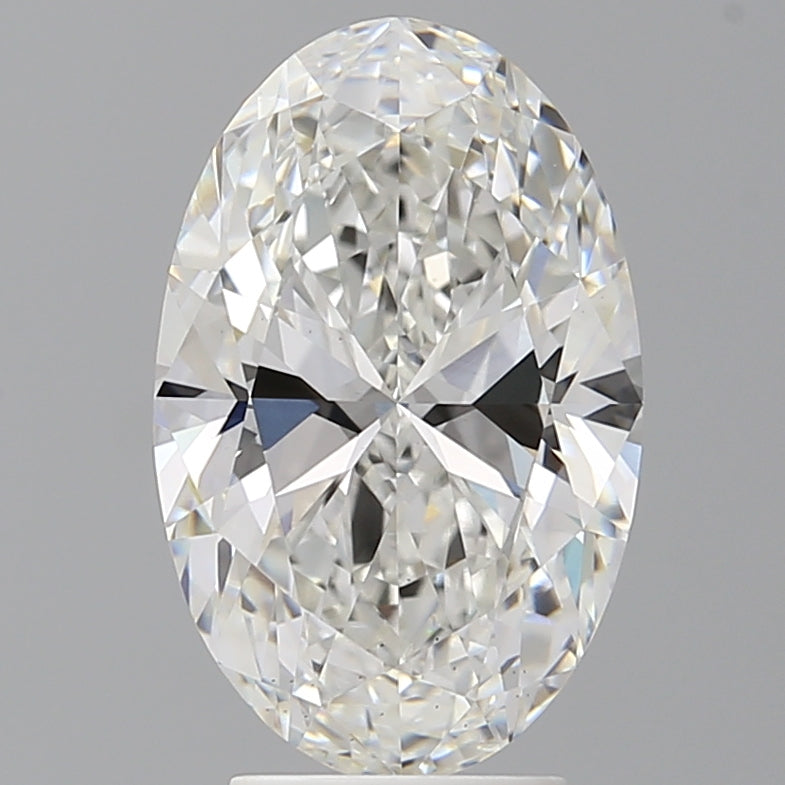4.02 Carat Oval Shaped, Ideal Cut, E Color, VS2 Clarity, IGI Certified Lab Grown Diamond