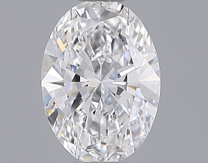 0.66 Carat Oval Shaped, Ideal Cut, D Color, VVS2 Clarity, IGI Certified Lab Grown Diamond