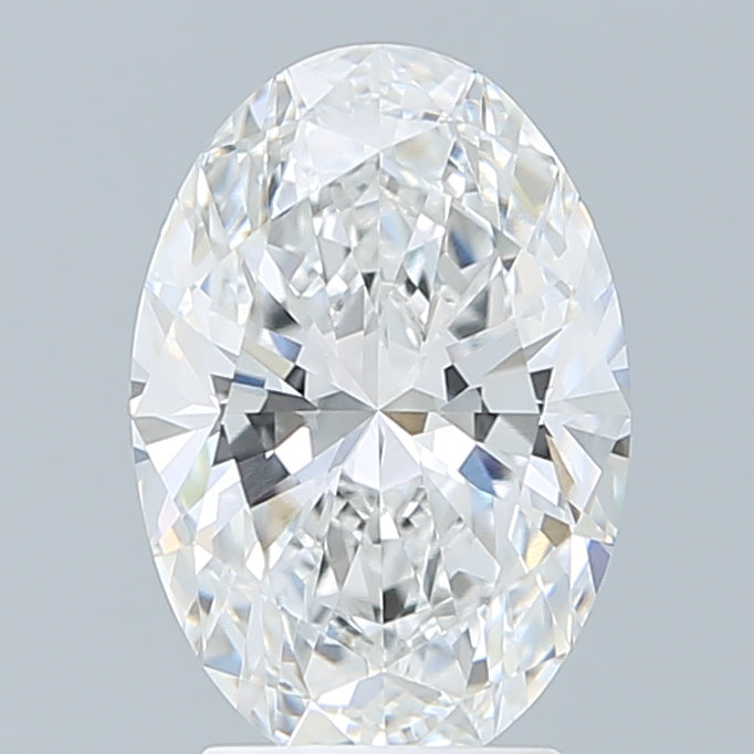 3.04 Carat Oval Shaped, Excellent Cut, E Color, VVS2 Clarity, IGI Certified Lab Grown Diamond