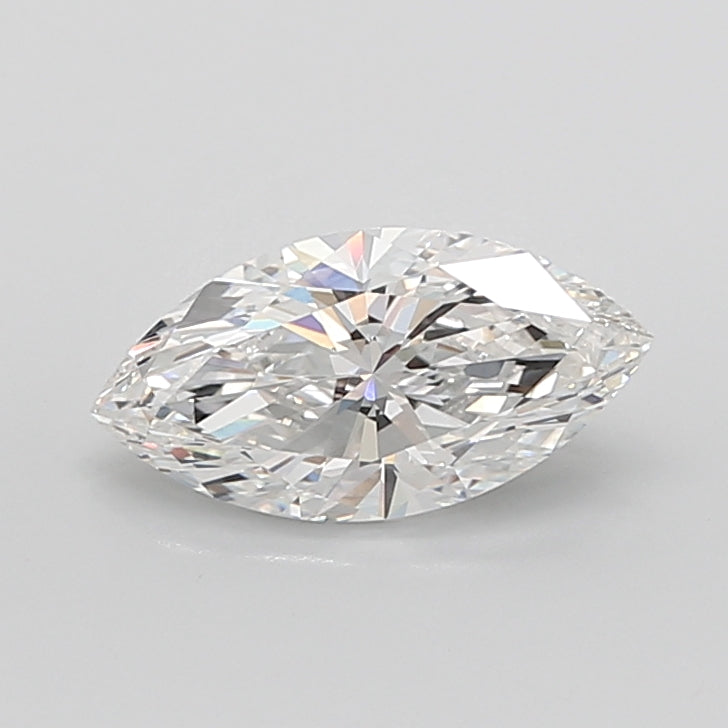 3.06 Carat Marquise Shaped, Ideal Cut, E Color, VVS2 Clarity, IGI Certified Lab Grown Diamond