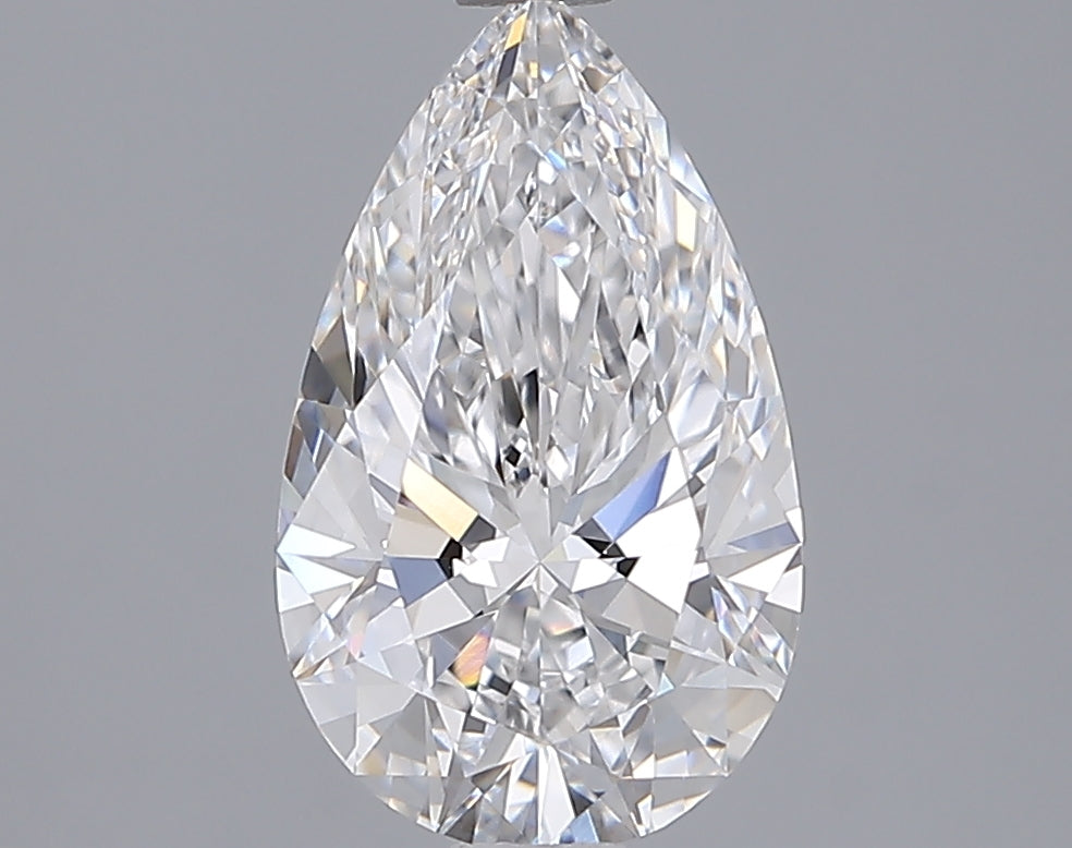 2.05 Carat Pear Shaped, Ideal Cut, E Color, VVS1 Clarity, IGI Certified Lab Grown Diamond