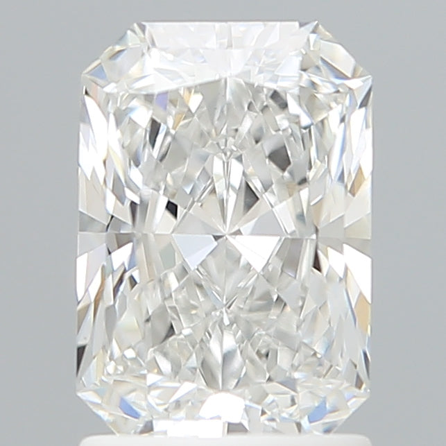 1.74 Carat Radiant Shaped, Ideal Cut, D Color, VVS2 Clarity, IGI Certified Lab Grown Diamond