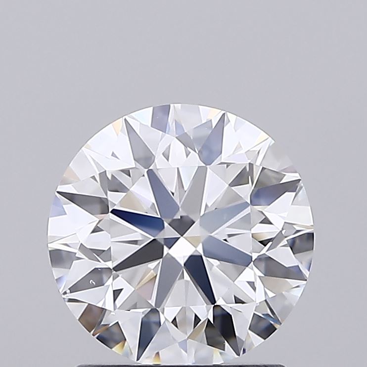 1.53 Carat Round Shaped, Ideal Cut, D Color, VS2 Clarity, IGI Certified Lab Grown Diamond