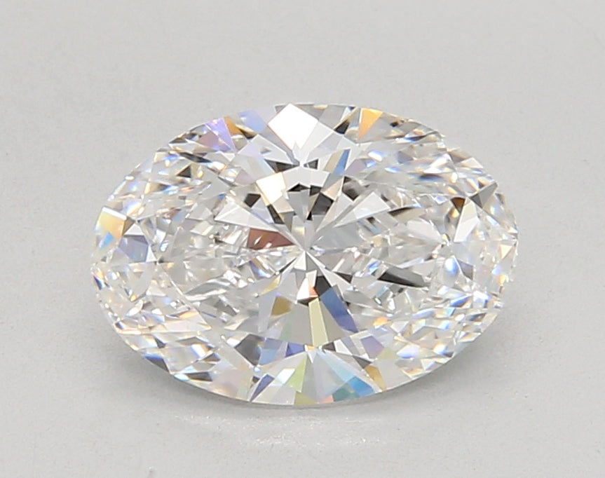 2.07 Carat Oval Shaped, Ideal Cut, D Color, VVS1 Clarity, IGI Certified Lab Grown Diamond