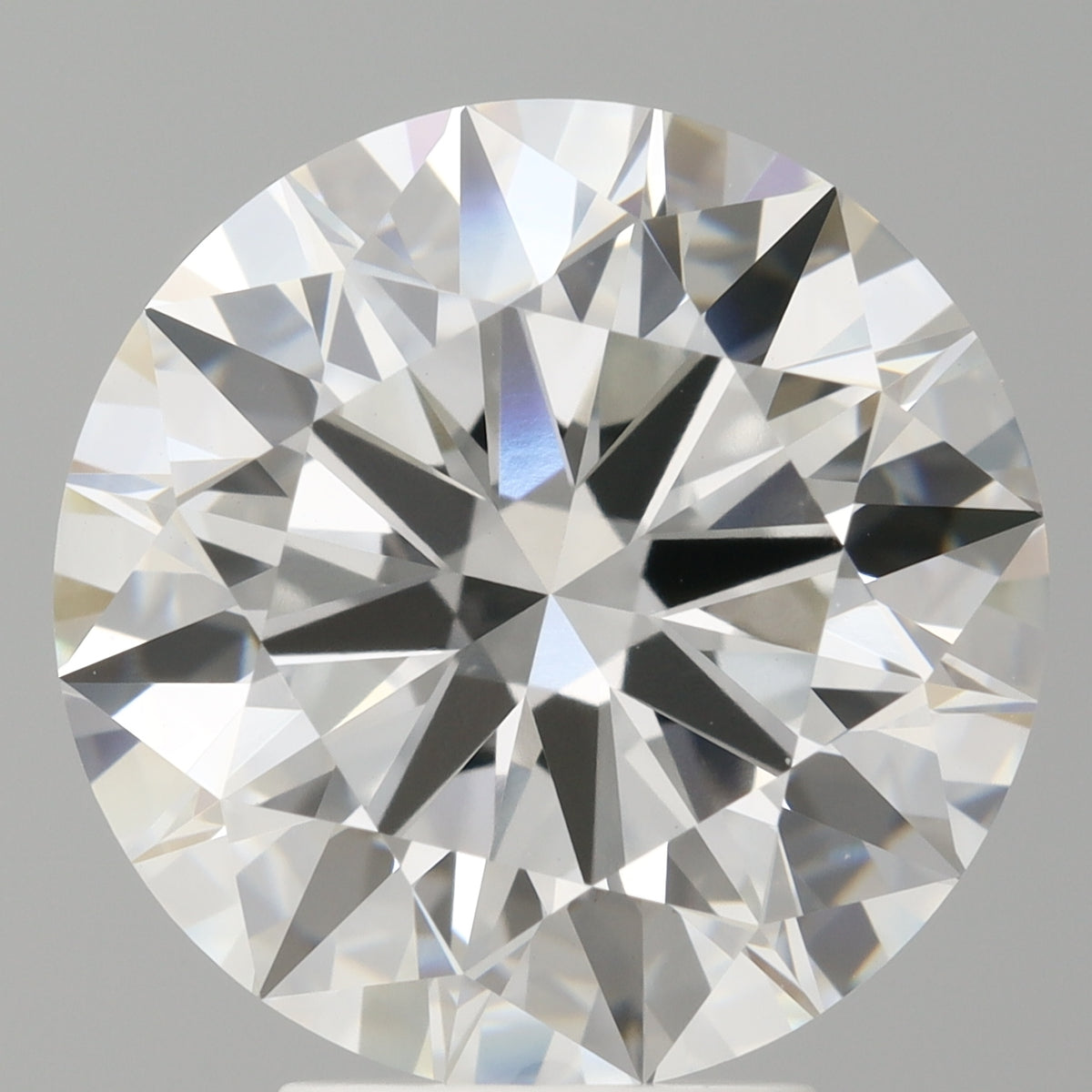 5.06 Carat Round Shaped, Ideal Cut, F Color, VVS2 Clarity, IGI Certified Lab Grown Diamond