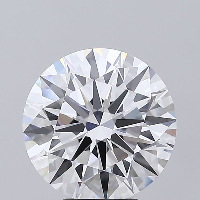 5.52 Carat Round Shaped, Ideal Cut, E Color, VVS2 Clarity, IGI Certified Lab Grown Diamond